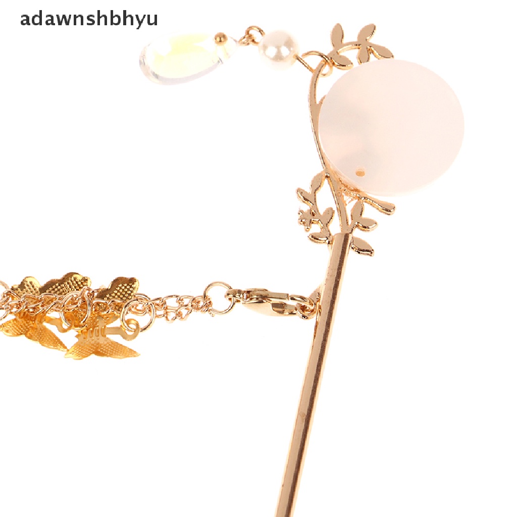 Trâm Cài Tóc Kim Loại Đính Tua Rua Phong Cách Vintage Cho Nữ