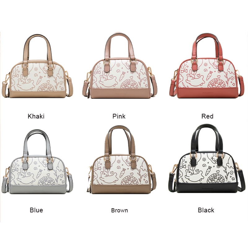 Túi Đeo Chéo Họa Tiết Hoạt Hình Dễ Thương Thời Trang Cho Nữ