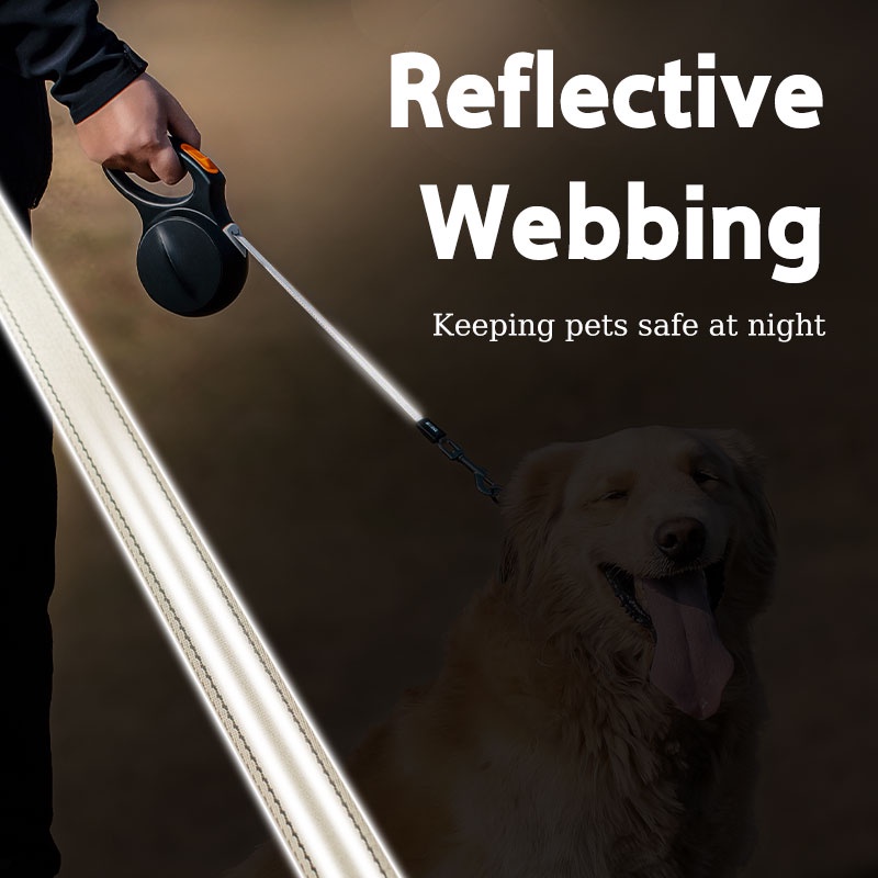 HamshMoc Dây Dắt Chó Đi Dạo Có Tay Cầm Chống Trượt Tiện Dụng