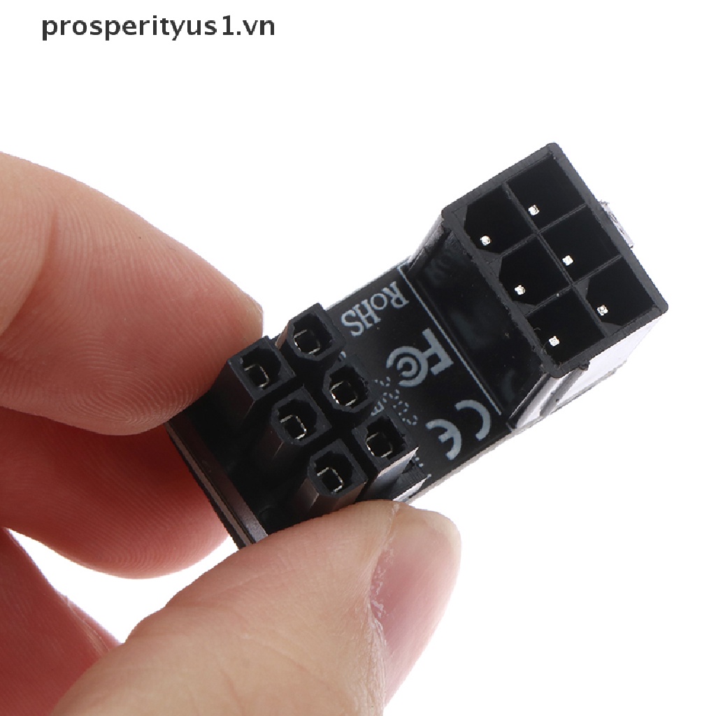 Bảng Mạch Chuyển Đổi Nguồn Điện ATX GPU VGA PCIe 6Pin U Sang 180 Độ prosperityus1