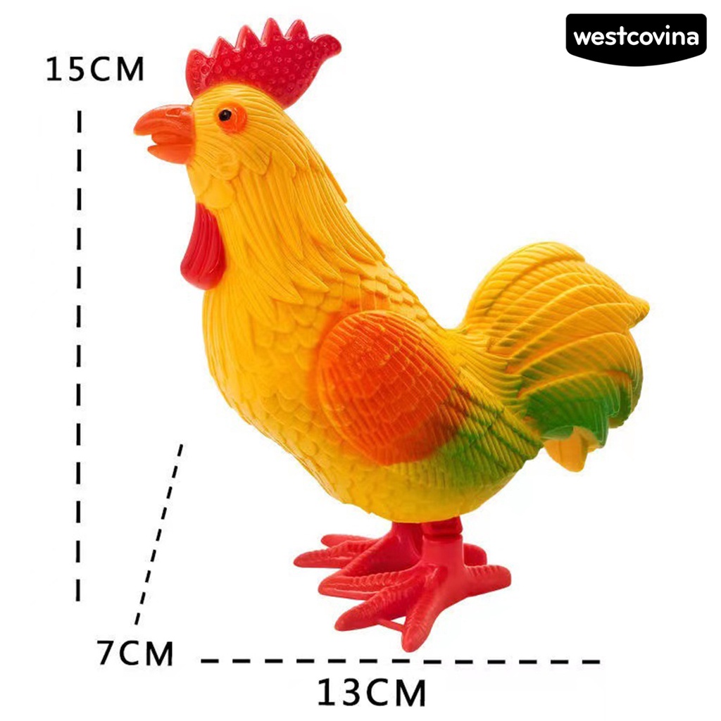 [COD]♋Đồ Chơi Lên Dây Cót Bằng Nhựa Hình Chú Gà Con Hoạt Hình Đáng Yêu