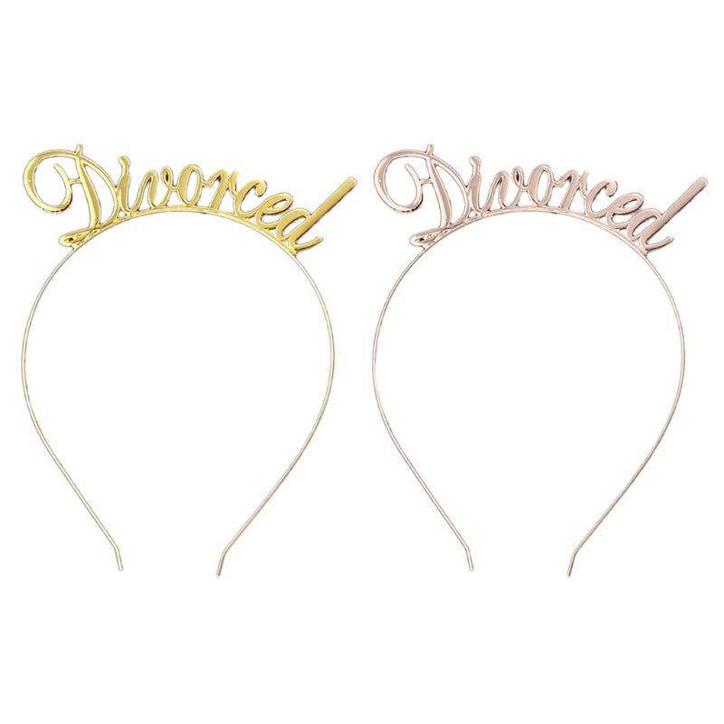 Flgo Băng Đô Kim Loại Mỏng In Chữ Vui Nhộn Trang Trí Tiệc Cho Nữ