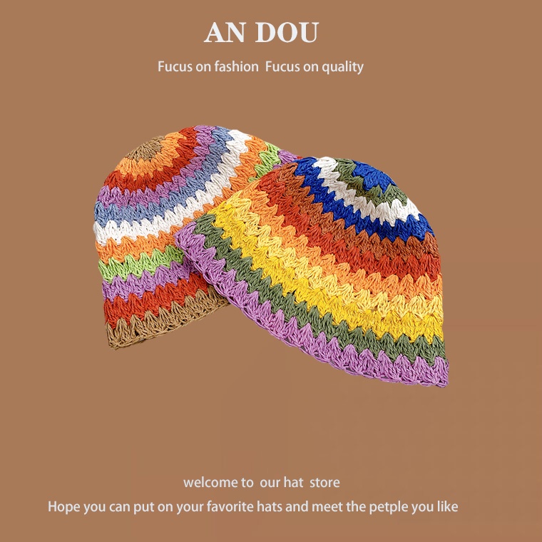 Nón Tai Bèo Đan Cói Thoáng Khí Thời Trang Mùa Hè Dành Cho Nữ