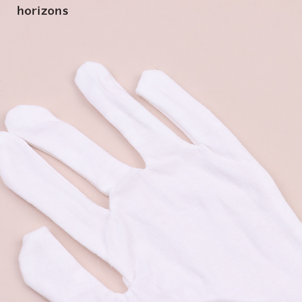 1 Đôi Găng Tay Cotton Màu Trắng Mới Cho Nam Nữ (MY)