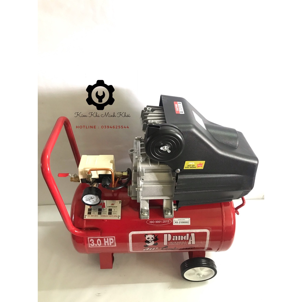 Máy nén khí có dầu Panda 30L 2200W 3HP| Máy nén khí sạch ( Lõi đồng 100%, bảo hành 6 tháng) shop htp