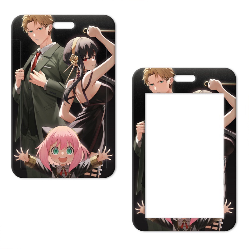 Unnyt Ốp Điện Thoại Có Ngăn Đựng Thẻ Kèm Dây Đeo In Hoạt Hình Gia Đình Anya Yor