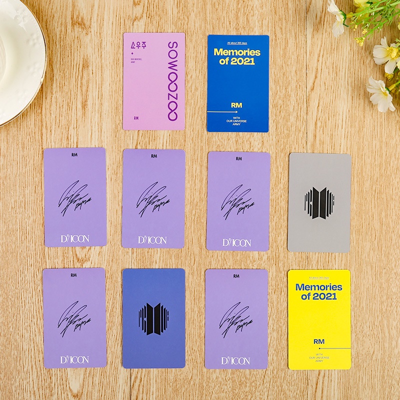 Set 7-12 Tấm Thẻ Ảnh Lomo Các Thành Viên Nhóm Bts