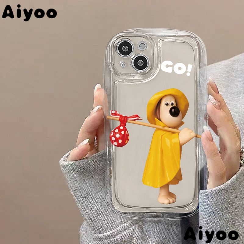 ✅Ốp Điện Thoại Mềm Trong Suốt Hình Cún Dễ Thương Cho iPhone 14promax 13 / 11 12 7 / 8plus T32L 14promax