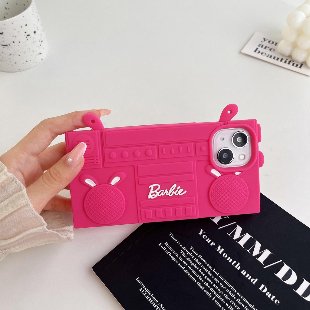 Ốp Điện Thoại Silicon Tpu Mềm Hình Radio 3D Sáng Tạo Bảo Vệ Toàn Diện Cho iPhone 14 13 12 11 Pro Max