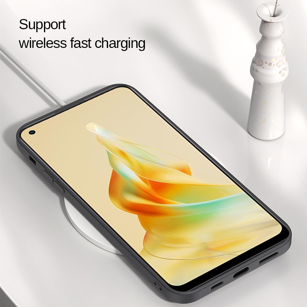 Ốp Điện Thoại TPU Dẻo Vuông Màu Kẹo Ngọt Cho Oppo Reno8 T 5G Reno 8T 5G Reno8 T Reno8T 4G 5G CPH2481 CPH2505