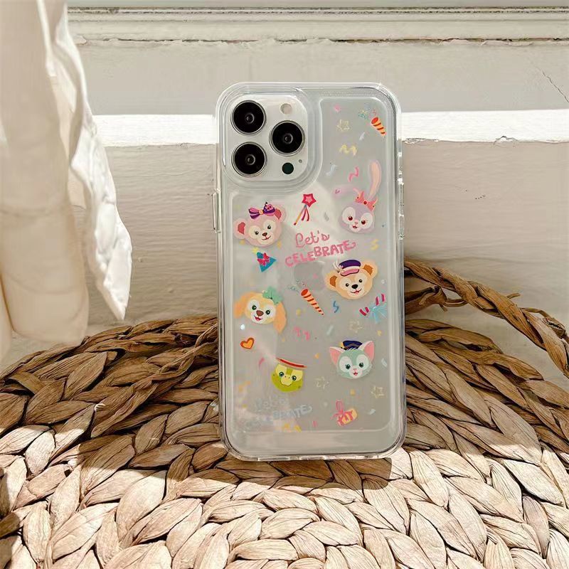 ✅Ốp Điện Thoại Mềm Hình Hoạt Họa Màu Trong Suốt ZQ9T Cho Apple iPhone 14 13Promax 12pro 13