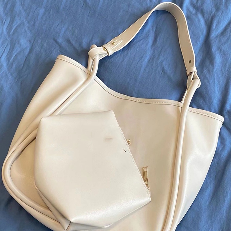 Túi Đeo Vai Bằng Da Mềm Sức Chứa Lớn Dành Cho Nữ