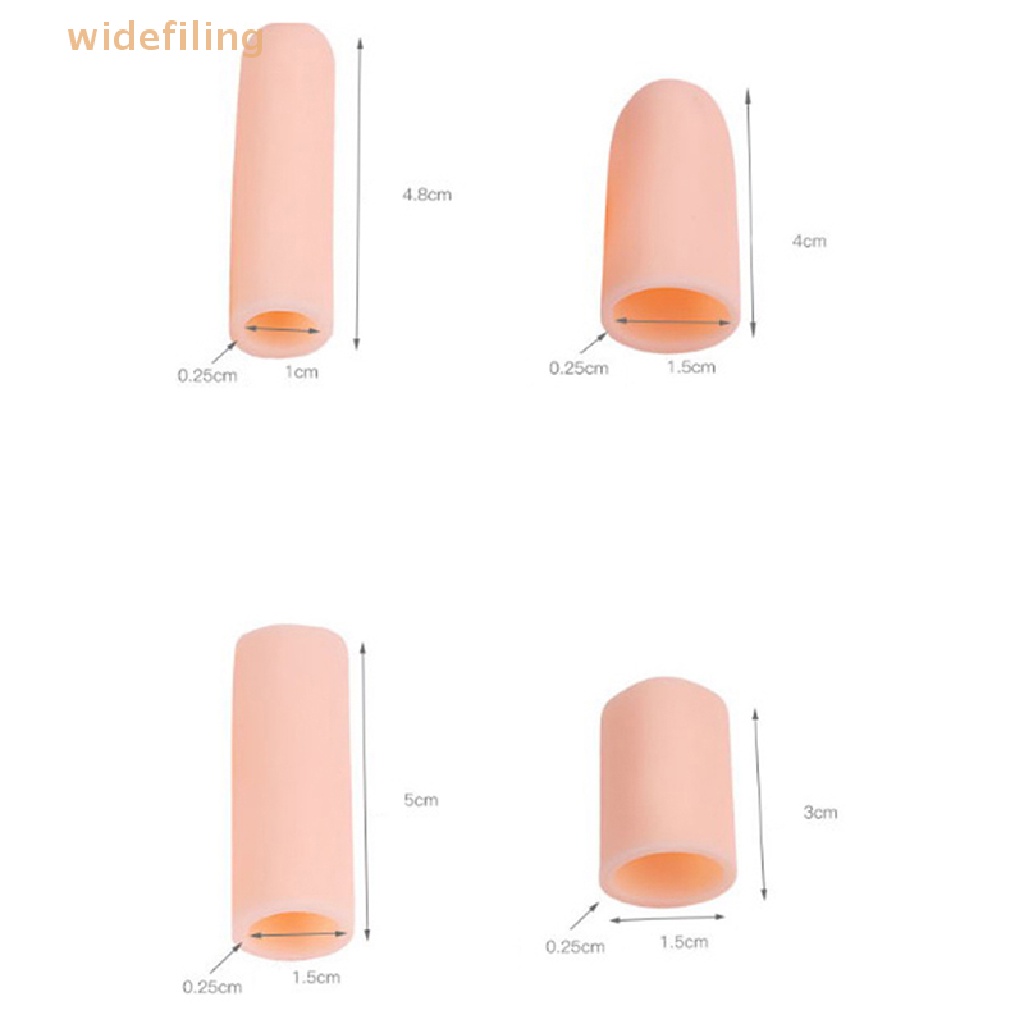 Bộ 5 Ống silicone gel Bảo Vệ Ngón Chân Giảm Đau