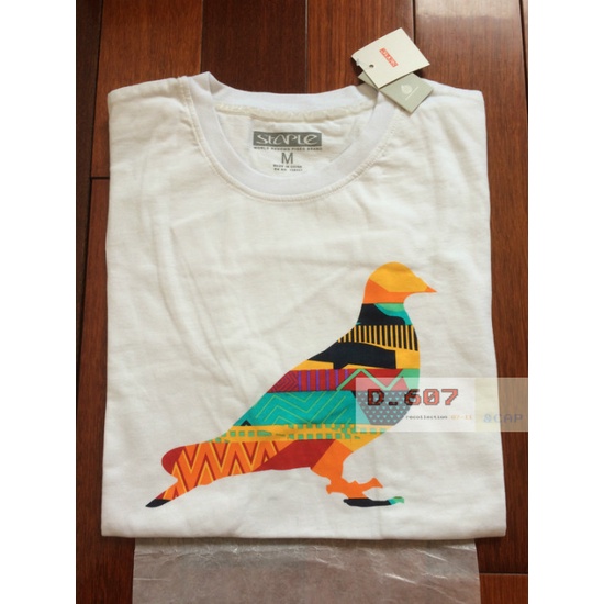 Áo Thun Ngắn Tay In Hình Chim Bồ Câu Nhiều Màu Sắc