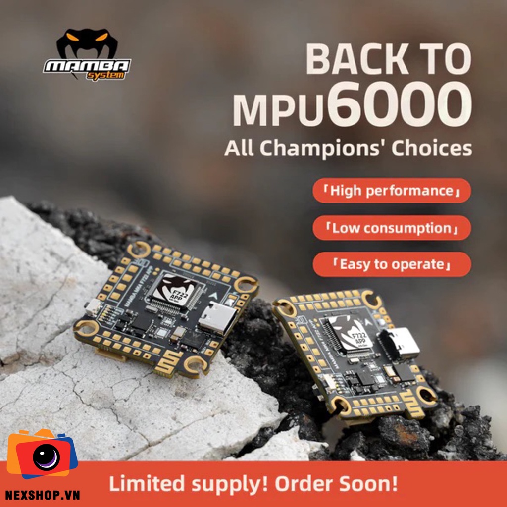 MAMBA MK4 F722 APP 3-6S Flight Controller 30mmM3 - MixASale