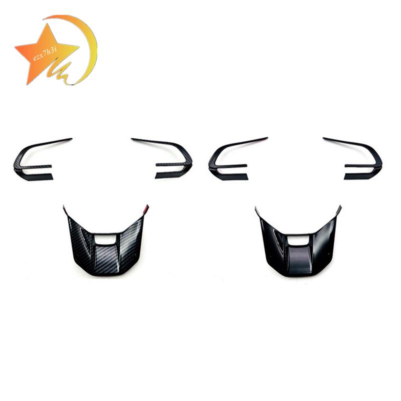 Set 3 Viền Trang Trí Vô Lăng Xe Hơi Toyota Veloz Avanza / Perodua Alza 2022 2023 Bằng Sợi Carbon