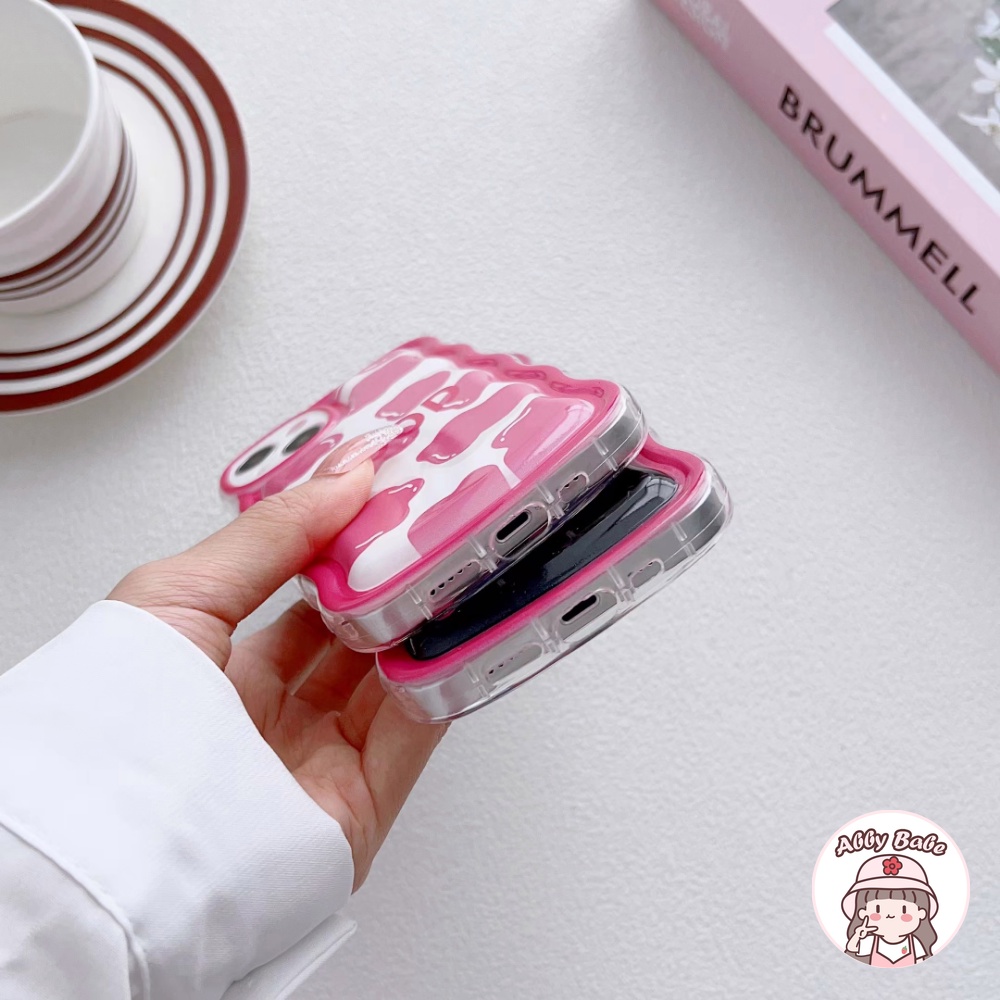 Ốp Điện Thoại TPU Mềm Họa Tiết Hoạt Hình Chấm Bi / Sữa / Chữ Đơn Giản Thời Trang Cho IPhone 14 Pro Max 13 12 11 Pro Max