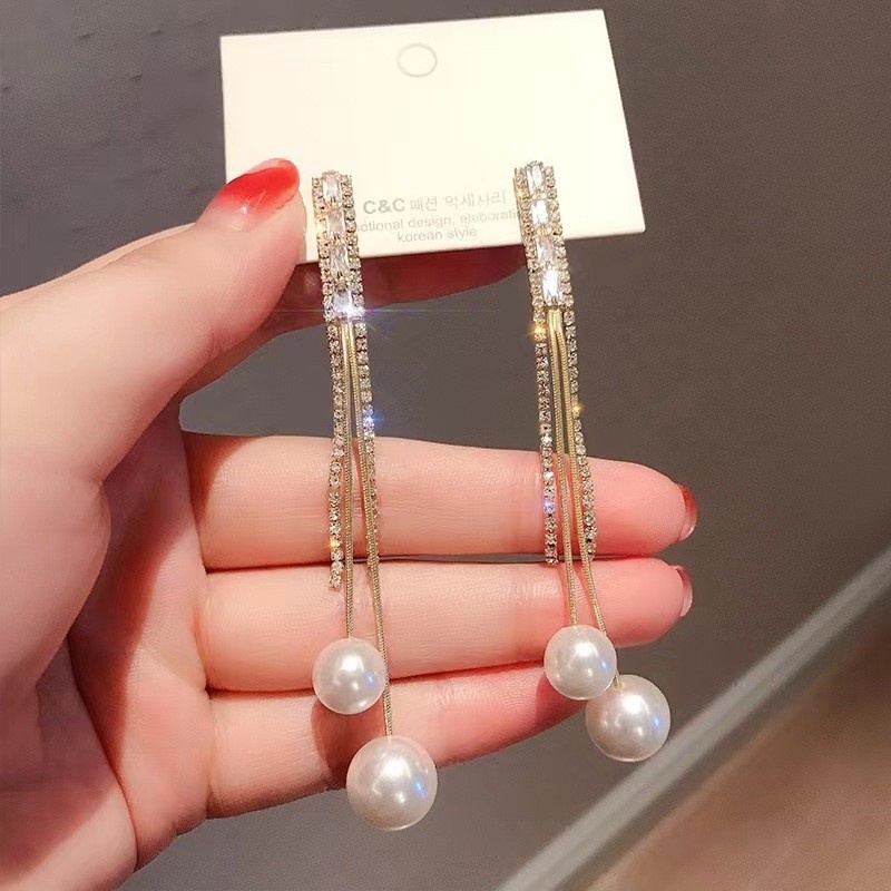 Bông Tai Dáng Dài Phong Cách Âu Mỹ Sang Trọng Thời Trang Cho Nữ 2023 Mới