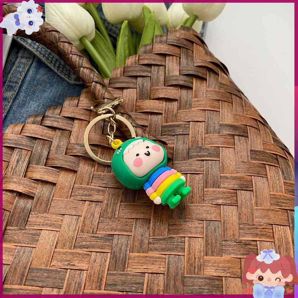 Túi Xách Đan Lát Sức Chứa Lớn Có Móc Khóa Dễ Thương Cho Nữ