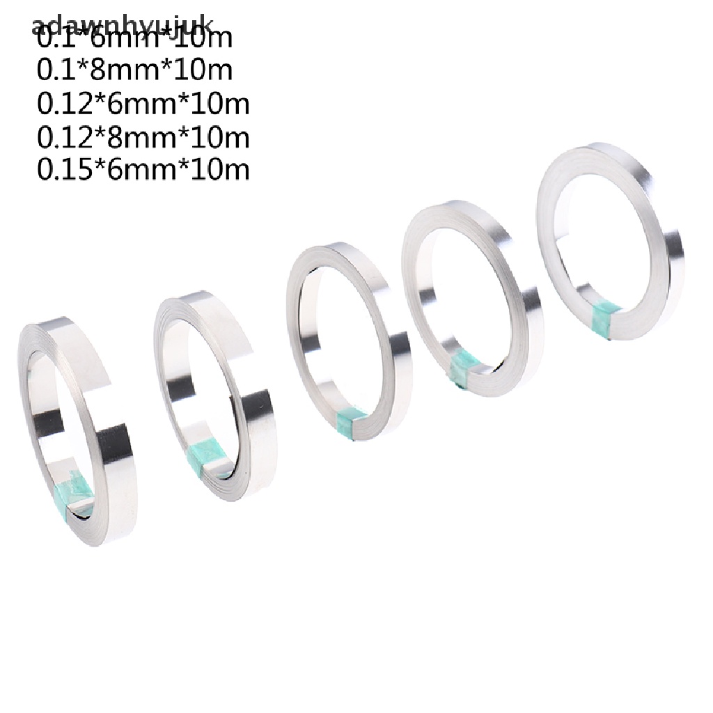 Cuộn Dây Niken 10M 6mm 8mm x 0.1 / 0.12 / 0.15 Chuyên Dụng Cho Li 18650