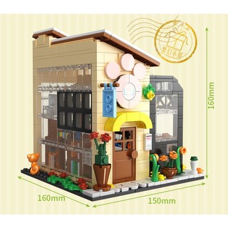 Bộ Đồ Chơi Lắp Ráp Biệt Thự Quán Cà Phê Độc Đáo