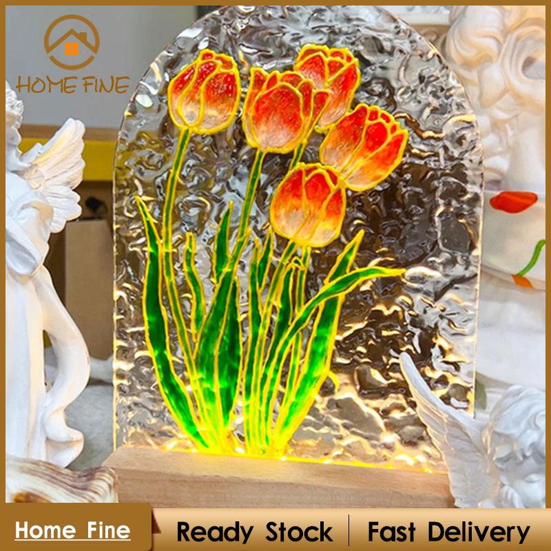 Đèn Ngủ Để Bàn Hình Giọt Nước Tự Tô Màu Trang Trí Văn Phòng / Trẻ Em