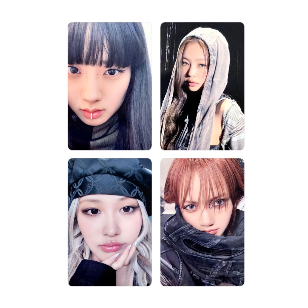 Set 4 Tấm Ảnh Lomo Card Nhóm Nhạc Blackpink JISOO JENNIE LISA ROSE