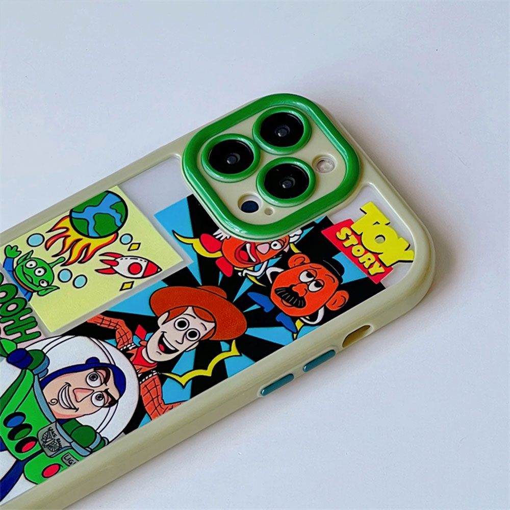 Ốp Điện Thoại TPU Dẻo Họa Tiết Hoạt Hình Buzz Lightyear Dễ Thương Chống Sốc Cho IPhone 11 12 13 14 Pro Max 14 Plus