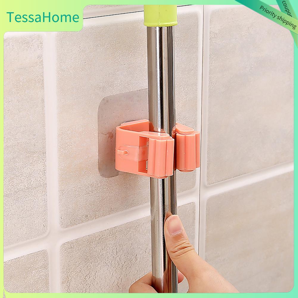 Bộ 3 Giá Đỡ Cây Lau Nhà Gắn Tường Bằng Nhựa Bền Chắc