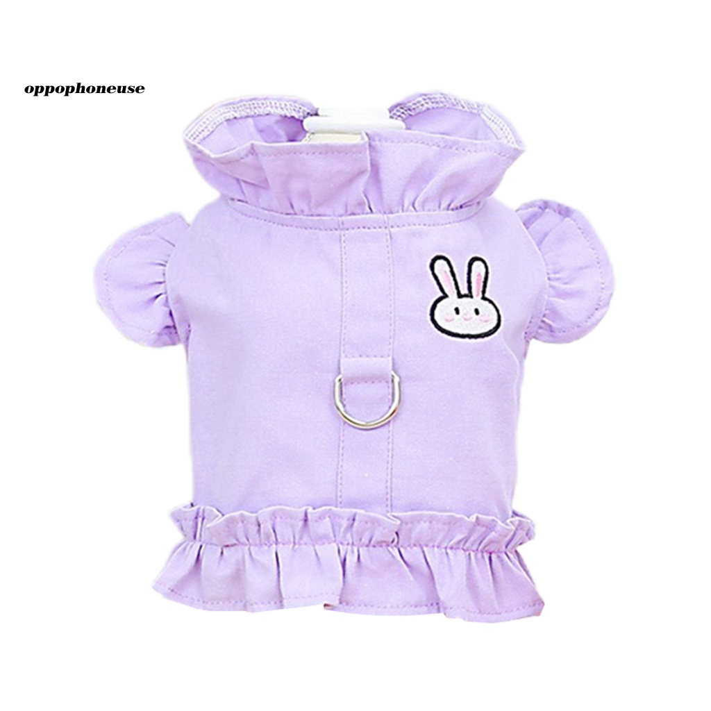 OPPO Áo Sát Nách Vải Cotton Phối Ren Mềm Mại Thời Trang Mùa Xuân Cho Cún Cưng
