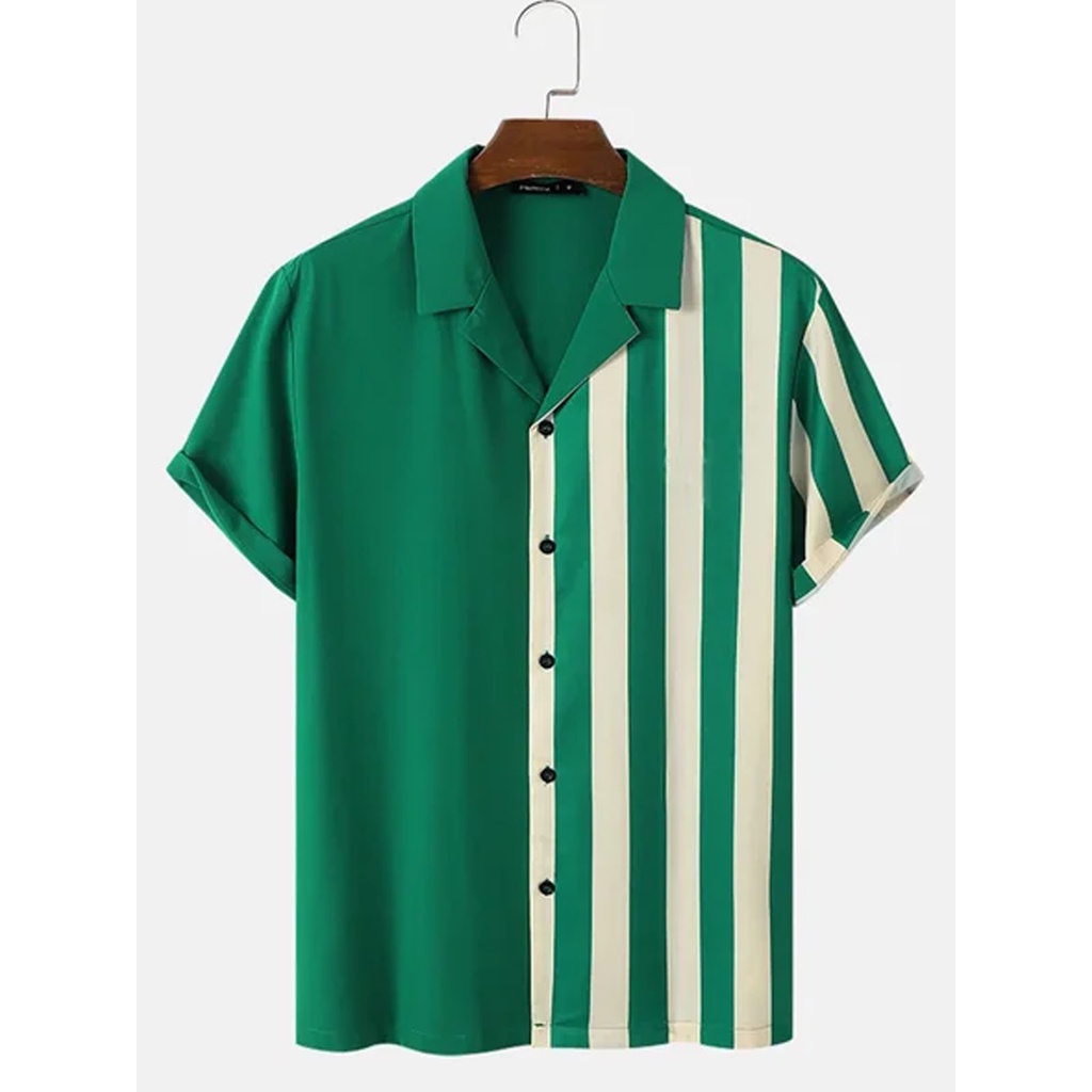 Áo Sơ Mi Tay Ngắn In Họa Tiết Thời Trang WZ 23SS Kiko S-5XL Cho Nam