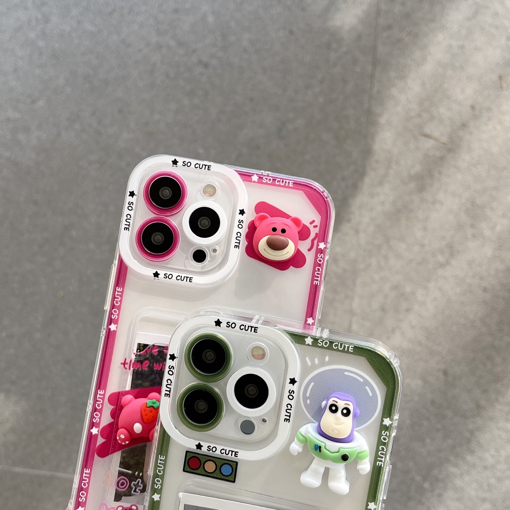Ốp Điện Thoại Tpu Trong Suốt In Hoạt Hình Toy Story 3D Cho iPhone 14 13 12 11 Pro Max XS XR 7 8 Plus