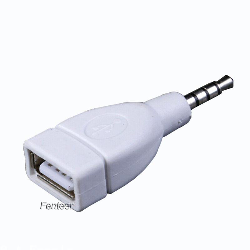 Giắc Cắm Âm Thanh AUX 3.5mm Sang Cổng USB 2.0 Cho Xe Hơi