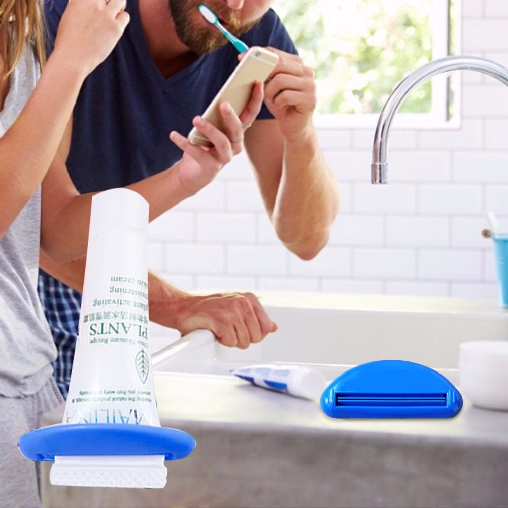 Giá Đỡ Dụng Cụ Nặn Kem Đánh Răng Bằng Nhựa Tiện Lợi Dành Cho Phòng Tắm