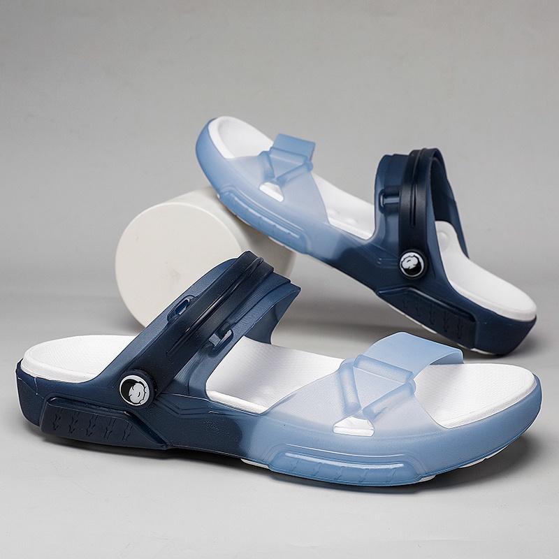 Giày Sandal Nhựa Thoáng Khí Chống Nước Thời Trang Mùa Hè Cho Nam