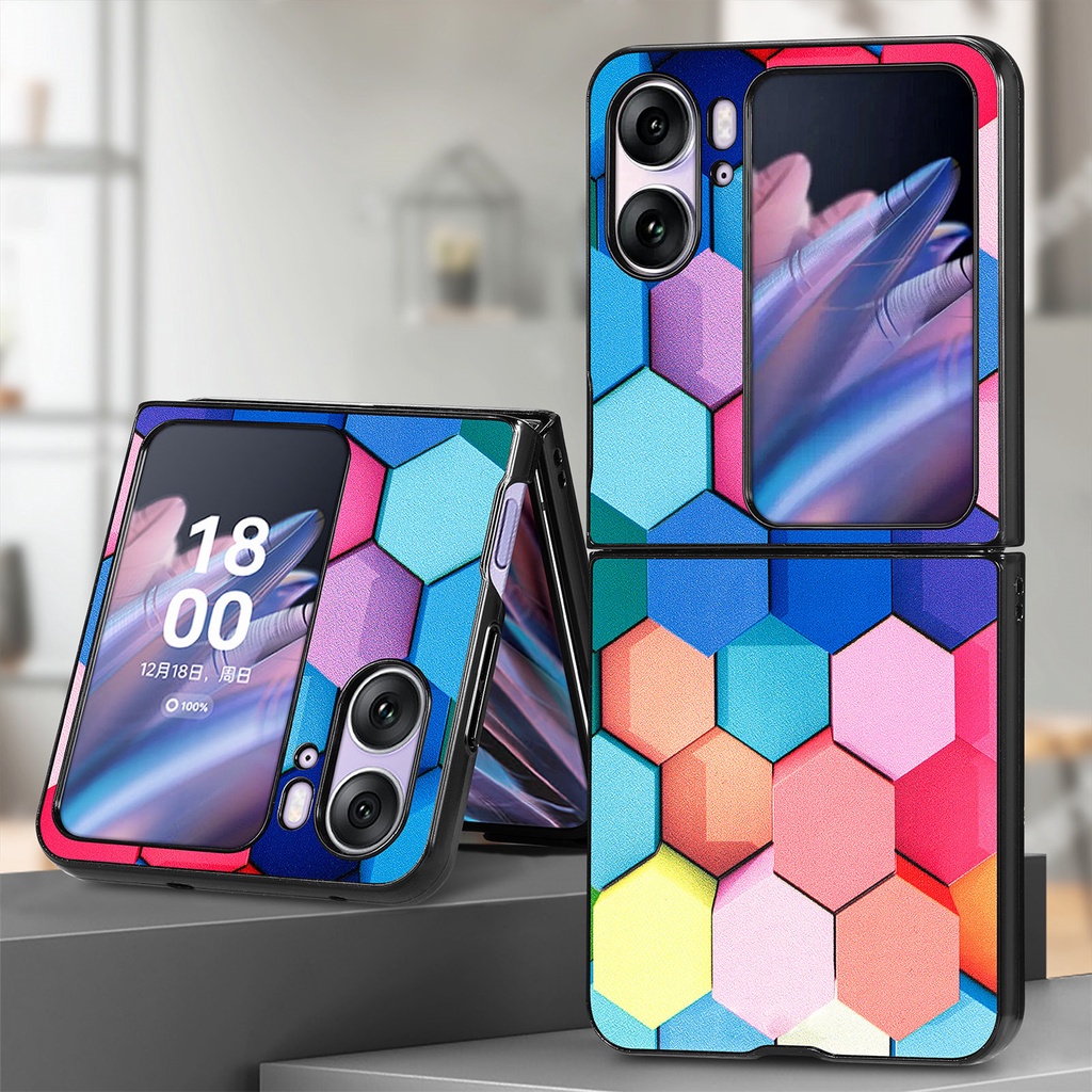 Bao Da Điện Thoại Nắp Lật Lên Xuống Bảo Vệ Toàn Diện Cho OPPO Find N2 Ốp