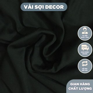 Phông nền chụp ảnh, phông xanh background vải dệt, vải treo tường màu đen (5m x1,6m)