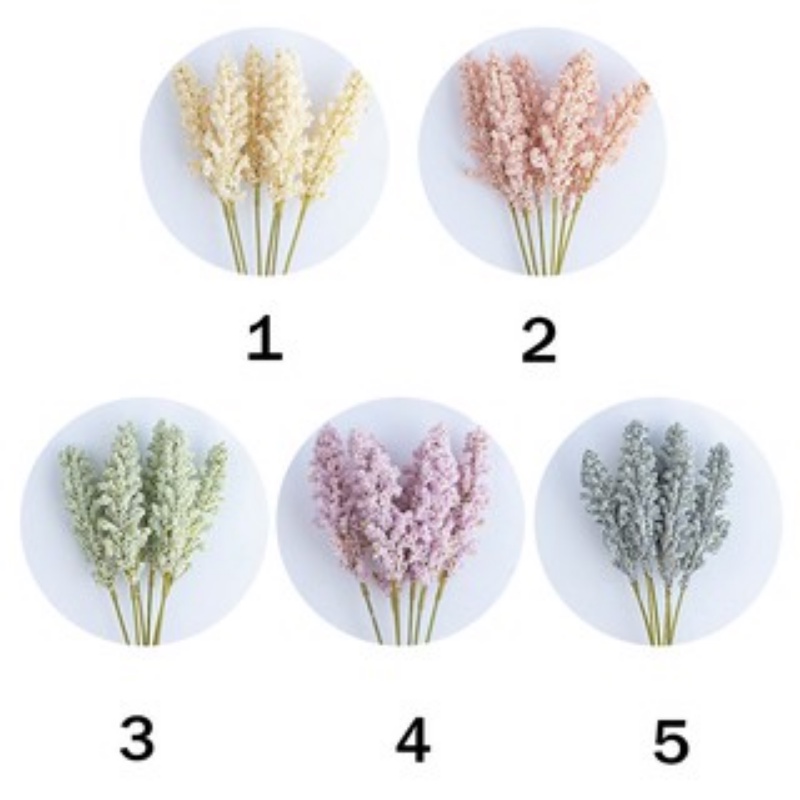 Bộ 6 Bông Hoa Vani Nhân Tạo Dùng Trang Trí Tiệc Cưới / Giáng Sinh