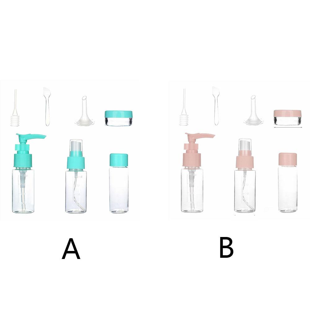 Set 11 Chai Rỗng Chiết Mỹ Phẩm Mang Đi Du Lịch Tiện Lợi