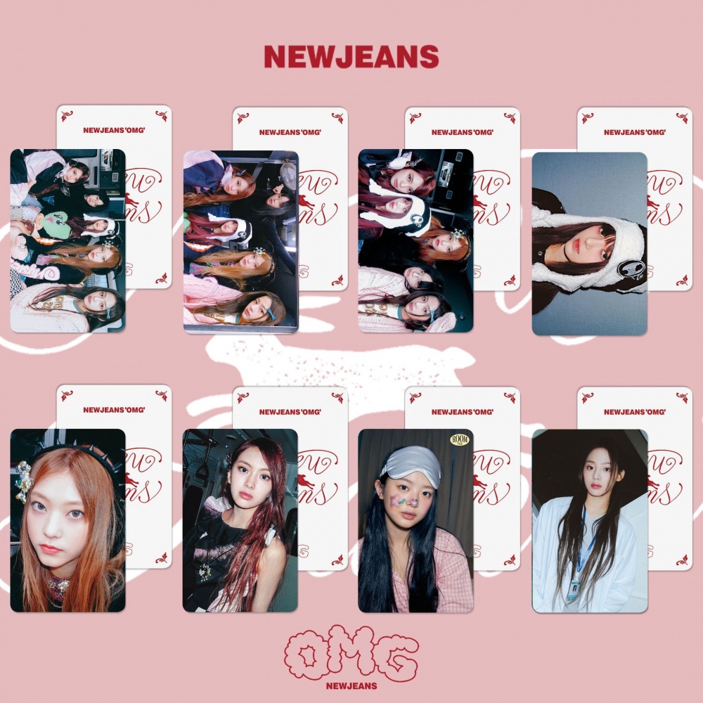 Set 8 Tấm Thẻ Ảnh Lomo Các Thành Viên Nhóm Nhạc Kpop Newjens OMG