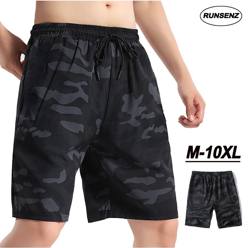 Quần Short Bermudas Đi Biển Dáng Rộng Hoạ Tiết Lính Có Size M-10XL Dành Cho Nam Giới