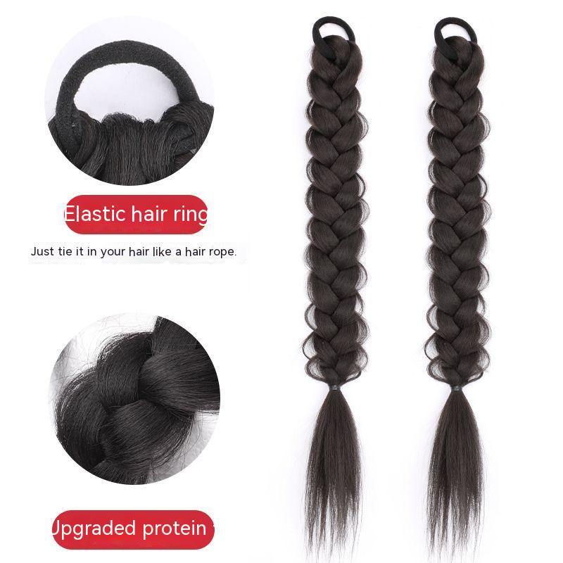 Tóc Giả Thắt Bím Đuôi Ngựa Dài Dễ Thương Cho Nữ