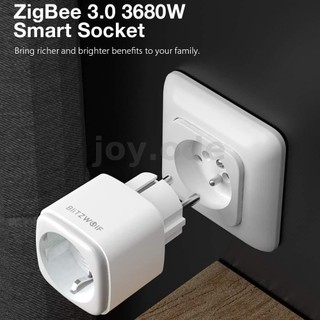 BlitzWolf® BW-SHP15 Zigbee 3.0 16A 3680W Smart Plug Wireless Power Socket Outlet EU Plug