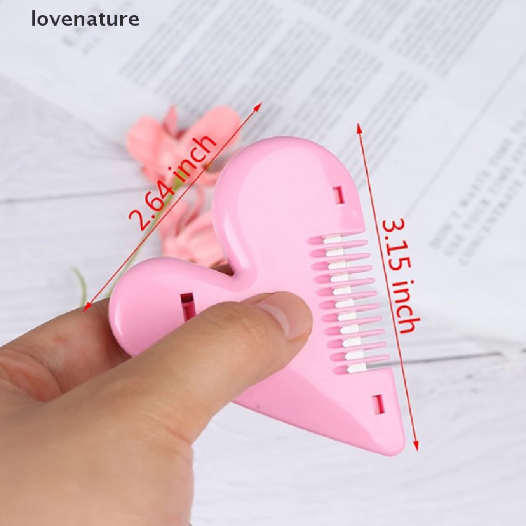 Tông Đơ Cắt Tóc Mini Hình Trái Tim Kèm Lưỡi Dao Tiện Dụng