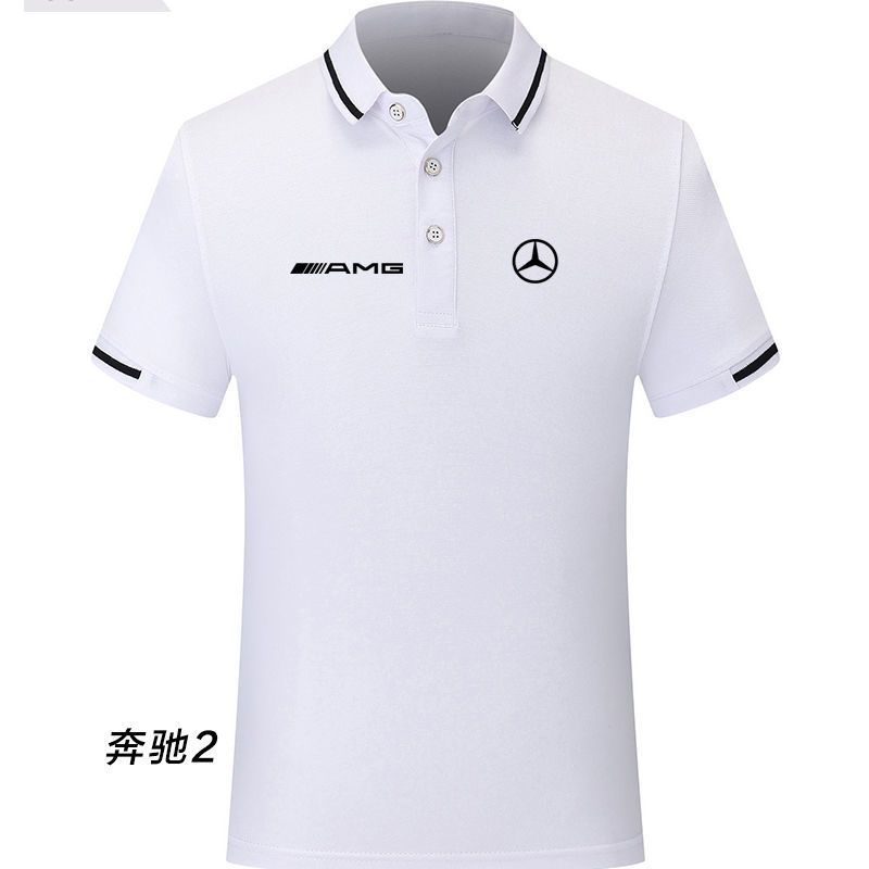 Áo sơ mi polo ngắn tay mùa hè Mercedes-Benz Sự kiện Áo ngắn tay Mercedes-Benz Áo thun ngắn tay khô n