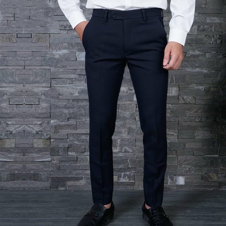 Quần Âu Nam VNICESTORE ,Chất Vải Chéo 79 Ống Côn Co Giãn Dáng Ôm Body, Kết Hợp Vest Công Sở