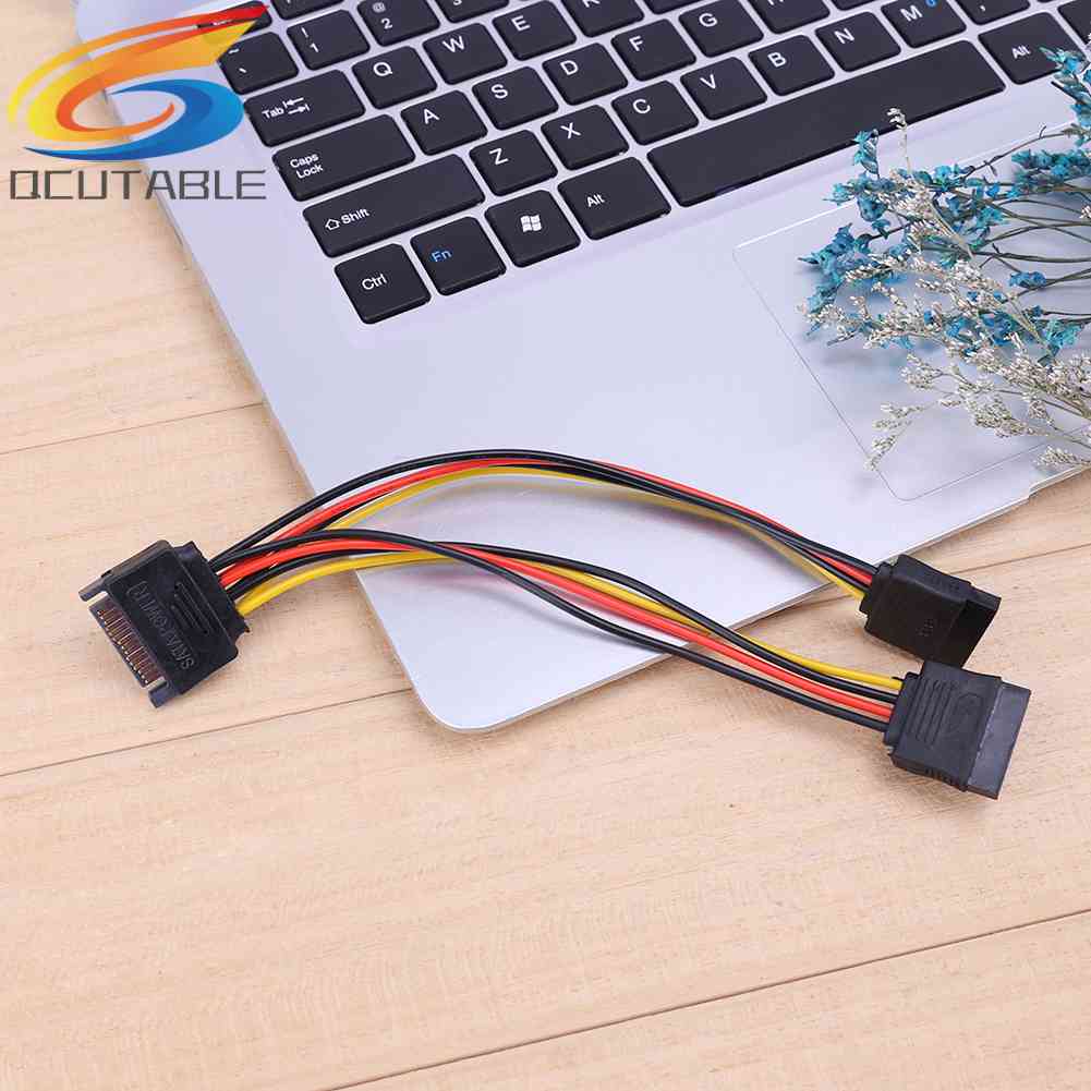 Cáp Chia Cổng SATA 15Pin Sang Cổng SATA 2 15Pin SATA 15Pin