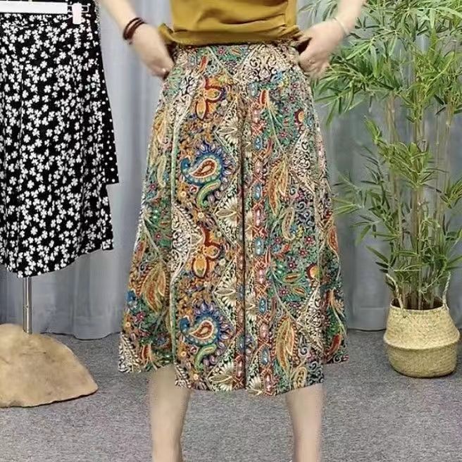 Quần Culottes Ống Rộng Phong Cách Phương Tây Thời Trang Mùa Hè Hàng Mới 2023