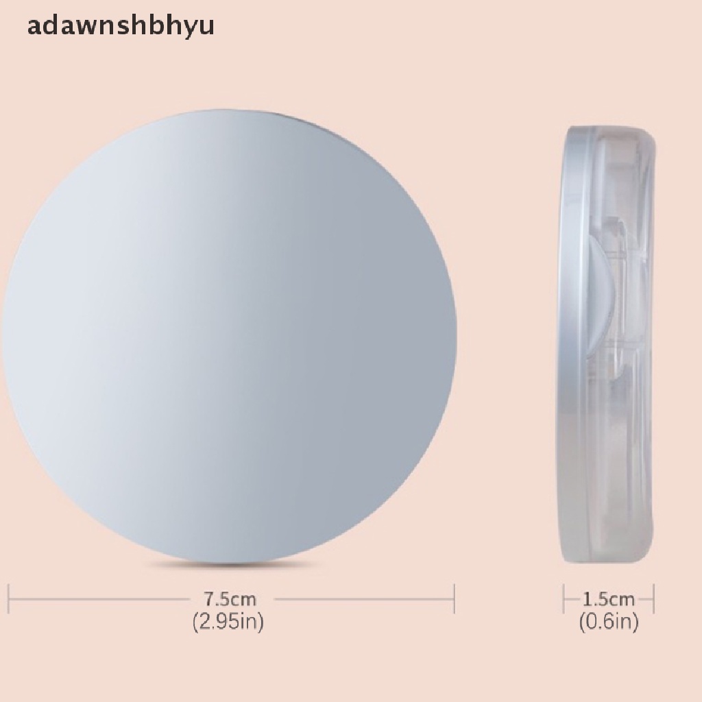 Hộp Đựng Phấn Trang Điểm adawnshbhyu Bằng Nhựa Kèm Mút Xốp Và Muỗng Tiện Dụng