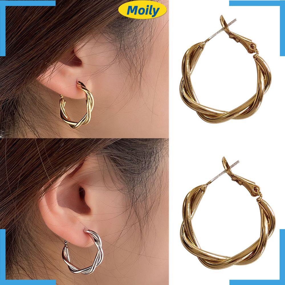 Hoa Tai Dạng Vòng Thời Trang Dành Cho Nữ